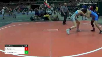 130 lbs Semifinal - Kristal Zamora, Salem Elite vs Janesssa O'Connell, Peak WC