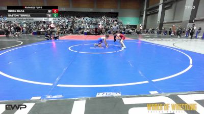 85 lbs Consolation - Brian Baca, Juggernaut Wrestling Club vs Easton Terrell, Team Tulsa Wrestling Club
