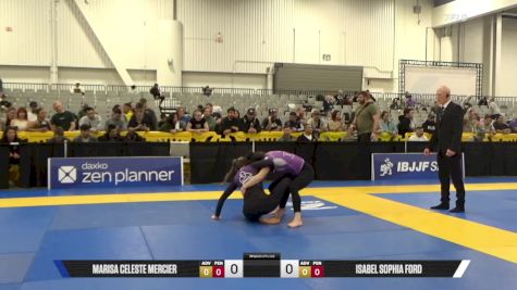 Isabel Sophia Ford vs Marisa Celeste Mercier 2025 World IBJJF Jiu-Jitsu No-Gi Championship