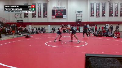 174 lbs 1st Place Match - Henry Dillingham, Clackamas Community College vs Braylin Ruchti, Southern Oregon