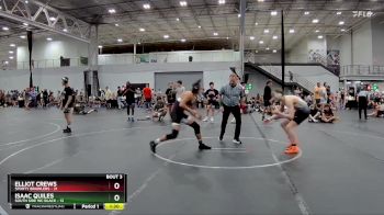 138 lbs Placement (4 Team) - Isaac Quiles, South Side WC Black vs Elliot Crews, 5forty Brawlers