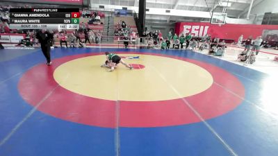 138 lbs Semifinal - Gianna Amendola, East Stroudsburg University vs Maura White, York