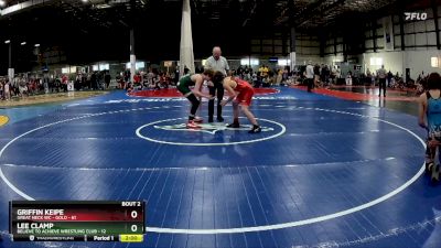 138 lbs Round 1 (6 Team) - Griffin Keipe, GREAT NECK WC - GOLD vs Lee Clamp, BELIEVE TO ACHIEVE WRESTLING CLUB