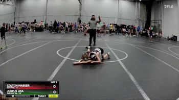 60 lbs Round 3 (3 Team) - Justus Lisa, Pursuit WA vs Colton Masker, Buxton