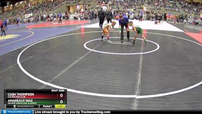 70 lbs Cons. Round 1 - Amadeaus Diaz, Ascend Wrestling Academy vs Cash Thompson, Culver Mat Club