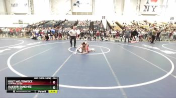 124 lbs Champ. Round 3 - Eliezer Sanchez, Club Not Listed vs Kolt Wojtowecz, Club Not Listed