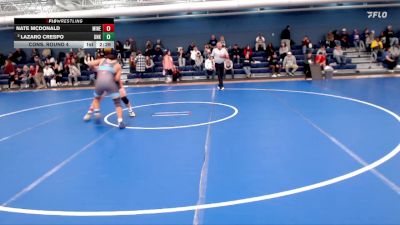 184 lbs Cons. Round 4 - Nate McDonald, Midland (Neb.) vs Lazaro Crespo, Nebraska-Kearney