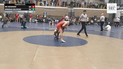 125 lbs Final - Nic Bouzakis, Ohio State vs Brendan McCrone, Ohio State