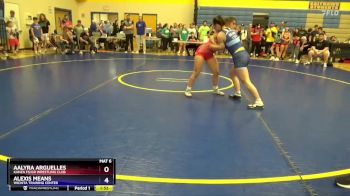 140 lbs Round 1 - Aalyra Arguelles, Kanza FS/GR Wrestling Club vs Alexis Means, Wichita Training Center