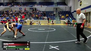 141 lbs Quarterfinal - Heard Kaleem, Limestone vs Omar Armengol, Coker