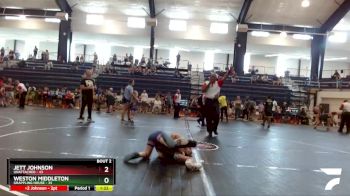 75 lbs Round 1 - Weston Middleton, Grappling House vs Jett Johnson, Unattached