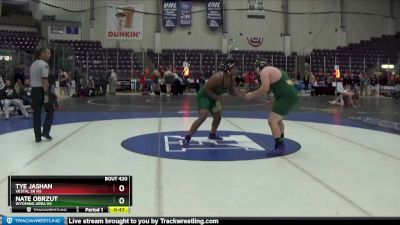 285 lbs Cons. Round 4 - Nate Obrzut, Wyoming Area Hs vs Tye Jashan, Vestal Sr HS