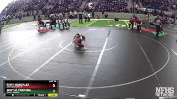 107 lbs Quarterfinal - Bertha Cubrera, SLAM! NEVADA vs Faith Gonzales, West Wendover