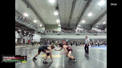 130 lbs Round 1 - Cooper England, Joplin Youth Wrestling Club vs Kale Gibson, Oak Grove Little League Wrestling Club