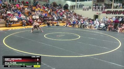 138 lbs 4th Wrestleback (16 Team) - Andy Cervantes, Chestatee vs Kyle Plank, Northwest Whitfield High