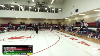 117 lbs Round 2 - James Harmon, Wrestling Rhinos Wrestling Club vs Uriah Allen, NWWC