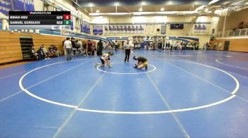 120 lbs Champ. Round 1 - Samuel Gorsuch, Mission San Jose vs Brian Hsu, Hayward