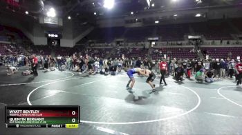 155 lbs Cons. Round 3 - Wyatt Bentley, Widefield Wrestling Club vs Quentin Bergant, Mat Burners Wrestling Club