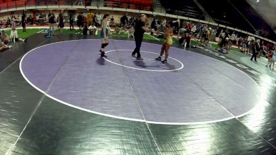 140 lbs Cons. Semis - Koi Sims, Nevada vs Eliana White, Idaho