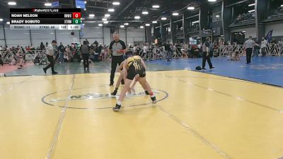 92 lbs Round 3 - 12:30pm Saturday - Noah Nelson, Ranger Wrestling Club vs Brady Sobuto, Terps Xtreme