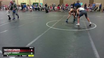 130 lbs 1st Place Match - Matthew Cordova, American MMA And Wrestling vs Anthony Barrett, Jersey 74