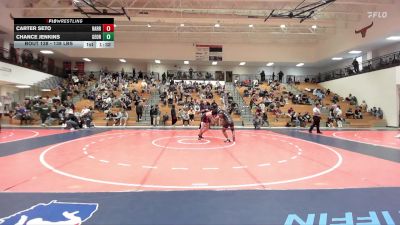 138 lbs Quarterfinal - Carter Seto, Harris County Wrestling Club vs Chance Jenkins, Georgia