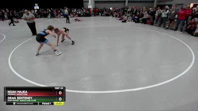 110 lbs Champ. Round 1 - Noah Majka, Prodigy Wrestling vs Dean Senteney, Southport Wrestling Club