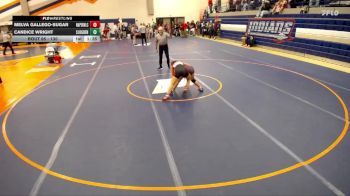 130 lbs Champ. Round 1 - Candice Wright, St. Joseph (S.J.-Ogden) vs Melva Gallego-Sugar, Naperville (Central)