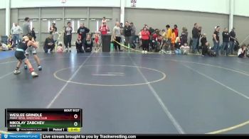 77 lbs Champ. Round 2 - Weslee Grindle, Front Royal Wrestling Club vs Nikolay Zabchev, Nova WC