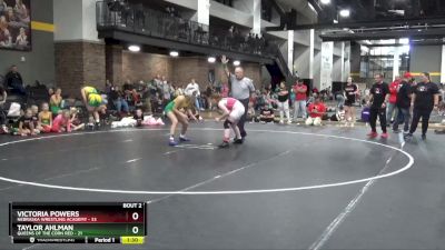 135 lbs Round 1 (4 Team) - Victoria Powers, Nebraska Wrestling Academy vs Taylor Ahlman, Queens Of The Corn Red