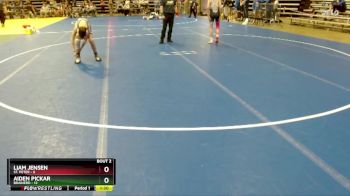 115 lbs Semis (4 Team) - Liam Jensen, St. Peter vs Aiden Pickar, Brainerd