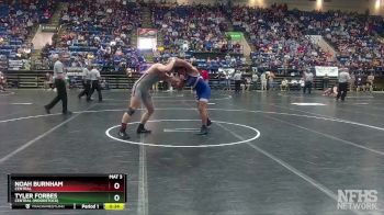 2 - 190 lbs Cons. Semi - Noah Burnham, Central vs Tyler Forbes, Central (Woodstock)