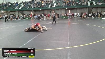 149 lbs Quarterfinal - Aidan Torres, Indiana vs Clayton Jones, Michigan State