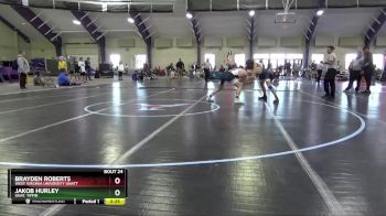 165 lbs Champ. Round 1 - Brayden Roberts, West Virginia University Unatt vs Jakob Hurley, Unat. Tiffin