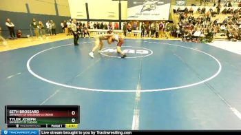 174 lbs Quarterfinal - Seth Brossard, University Of Wisconsin-La Crosse vs Tyler Joseph, University Of Chicago