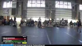 68 lbs Round 2 (8 Team) - Collin Bagdonas, Team Ohio vs Thales Silva, PA Alliance White