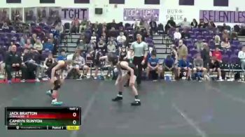 80 lbs Round 1 (6 Team) - Jack Bratton, Springboro vs Camryn Runyon, Sidney