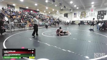 165 lbs Cons. Round 4 - Luis Catalan, Chaffey vs Levi Goldsworthy, La Canada