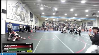 132 lbs Cons. Round 5 - Mark Boudreau, El Modena vs Lucas Courneya, Beverly Hills