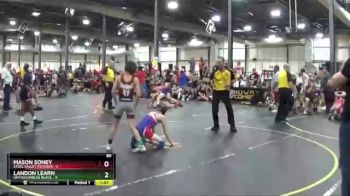 85 lbs Round 4 (6 Team) - Mason Soney, Steel Valley Psychos vs Landon Learn, Untouchables Black