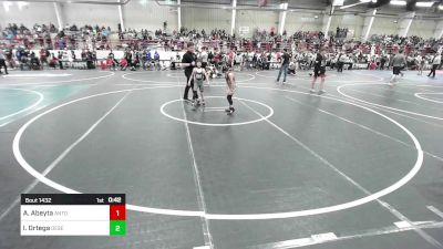 61 lbs 5th Place - Adrik Abeyta, Antonito YW vs Isaac Ortega, Desert Dogs WC