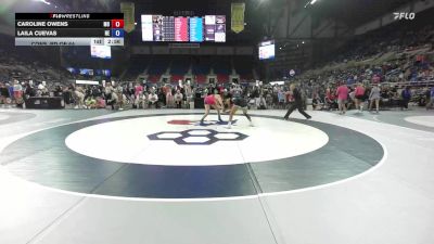 140 lbs Cons. Rd Of 64 - Caroline Owens, MO vs Laila Cuevas, NE