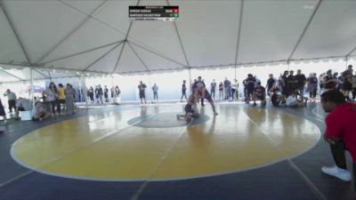 132 lbs Champ. Round 2 - Adrian Vargas, West Covina High School Wrestl vs Santiago Valdez Pion, Team Thunder