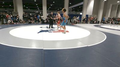 92 kg Champ. Rd Of 64 - Carson Langford, Oregon Boys Wrestling National Team vs Akeem Mitchell, Volcano Vista High School Wrestling