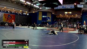 175 lbs Champ. Round 1 - Greyson Hyland, Woodstown vs Kayden Bennett, Sussex Tech