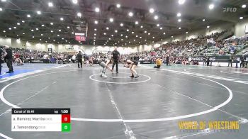 106 lbs Consi Of 16 #1 - Alizeth Ramirez Martinez, Oakdale vs Jasmine Tamondong, Douglas County Grapplers