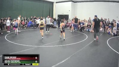 80 lbs Semifinal - Zane Reveiz, Stratford Knights Youth vs Kevin Mathews, Fort Mill Wrestling Club