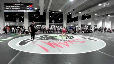 Senior Women Freestyle FS - 68 lbs Cons. Round 1 - Bella Arredondo, California vs Kaylee Anderson, Virginia