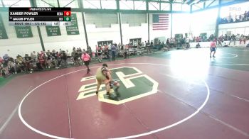 172-193 lbs Cons. Semi - Jacob Pyles, All American Wrestling Academy vs Xander Fowler, Quincy