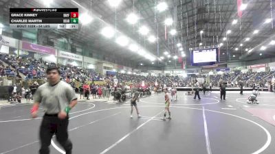 54 lbs Rr Rnd 2 - Grace Kinney, Bayfield Wrestling vs Charlee Martin, Bear Cave WC